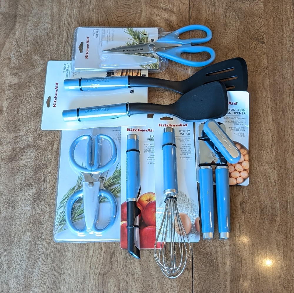 New Corn Flower Blue 8-Piece Kitchen Kitchen Set